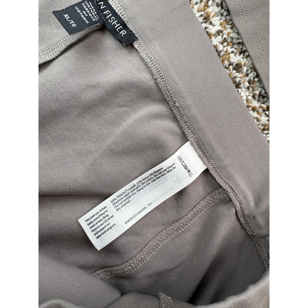 NEW Eileen Fisher Tencel Blend 2-Piece Lounge Set Gray 2 Piece Matching Set - Picture 6 of 9